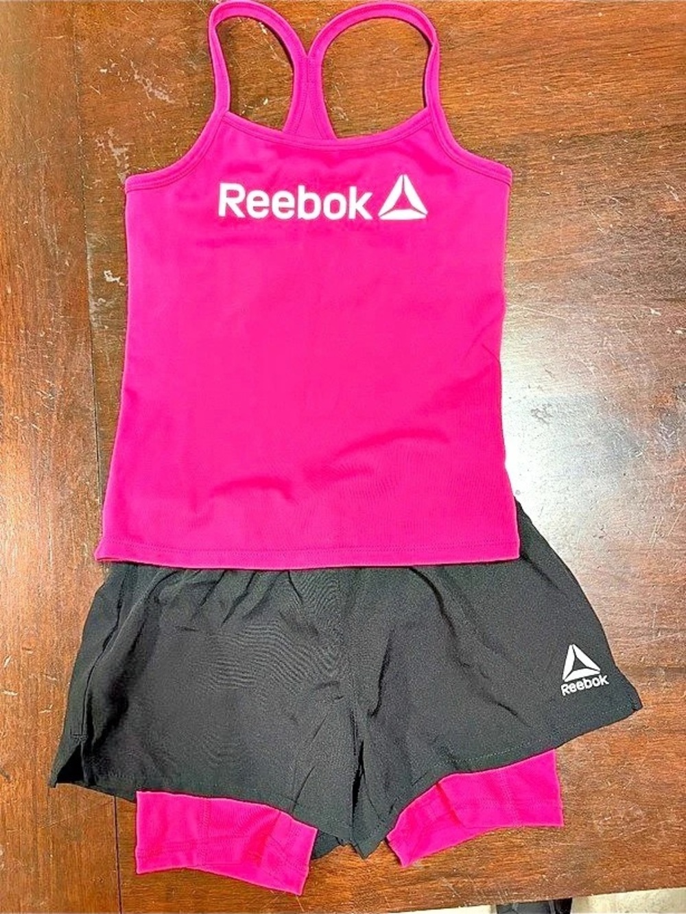Reebok Set for girls in Pink & Black Like New
